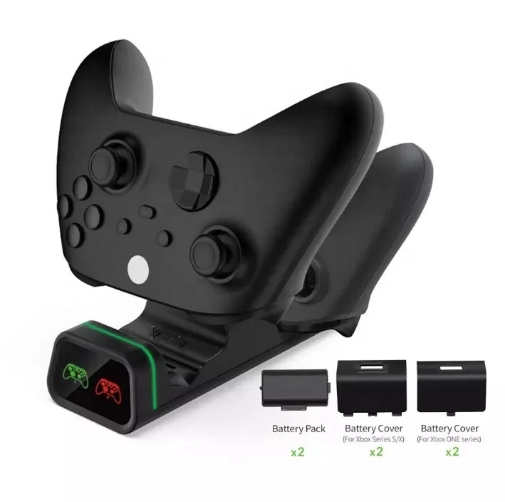 TYX-19006X для X BOX One S USB зарядная станция с перезаряжаемая аккумуляторная батарея зарядки Ноута и сотового телефона XBOX Двойная док-станция зарядного устройства