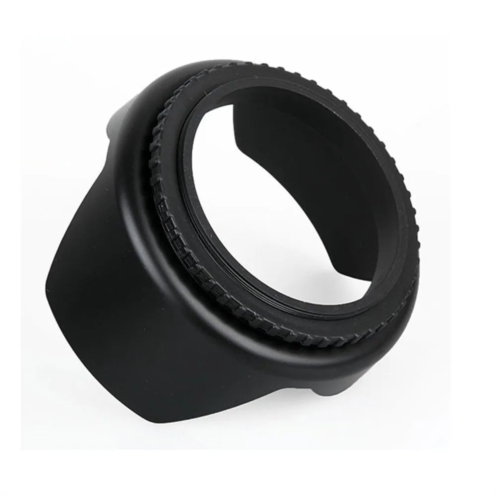 Universal screw mount flower shape 72mm Lens hood universal for all brand digital camera