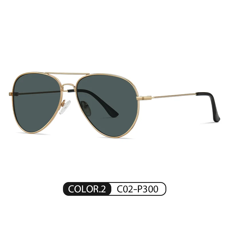 New Arrival cool design mens Metal frame PC lens anti reflective anti glare reversing sunglasses