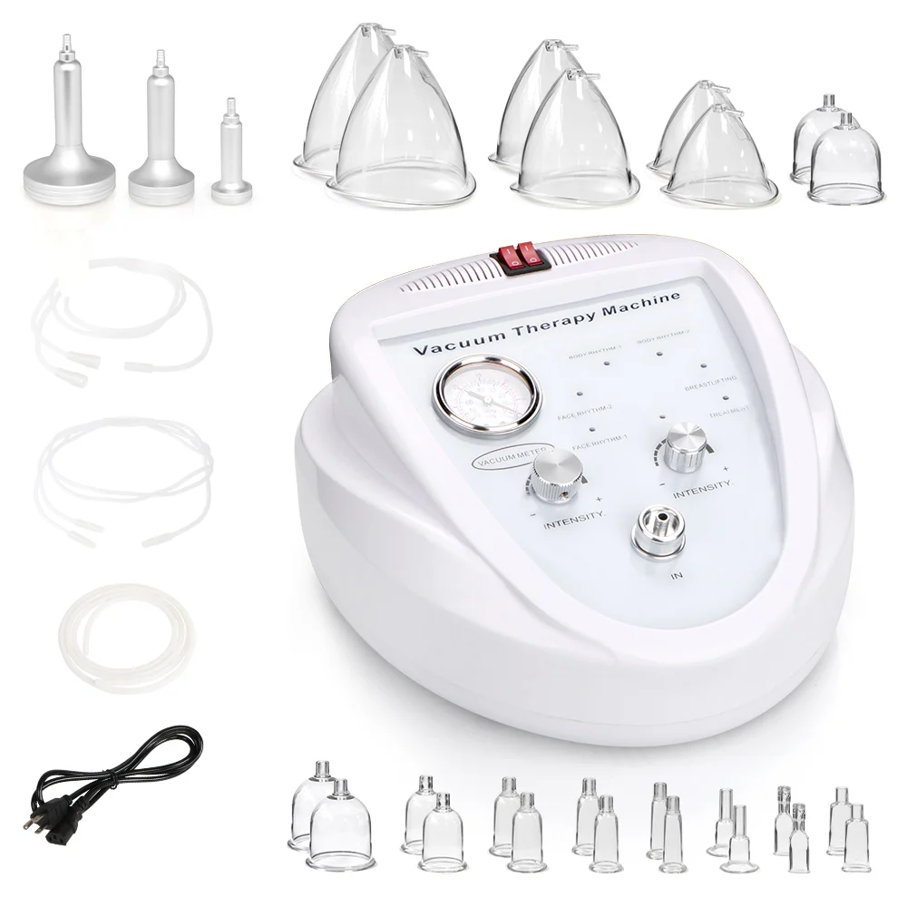 Hot sale New Vacuum Therapy electric breast massage enlarge Lymph Drainage Breast Care Lifting Machine Beauty Device
