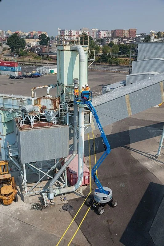 16M self propelled articulated boom lift or cherry picker tracked boom lift