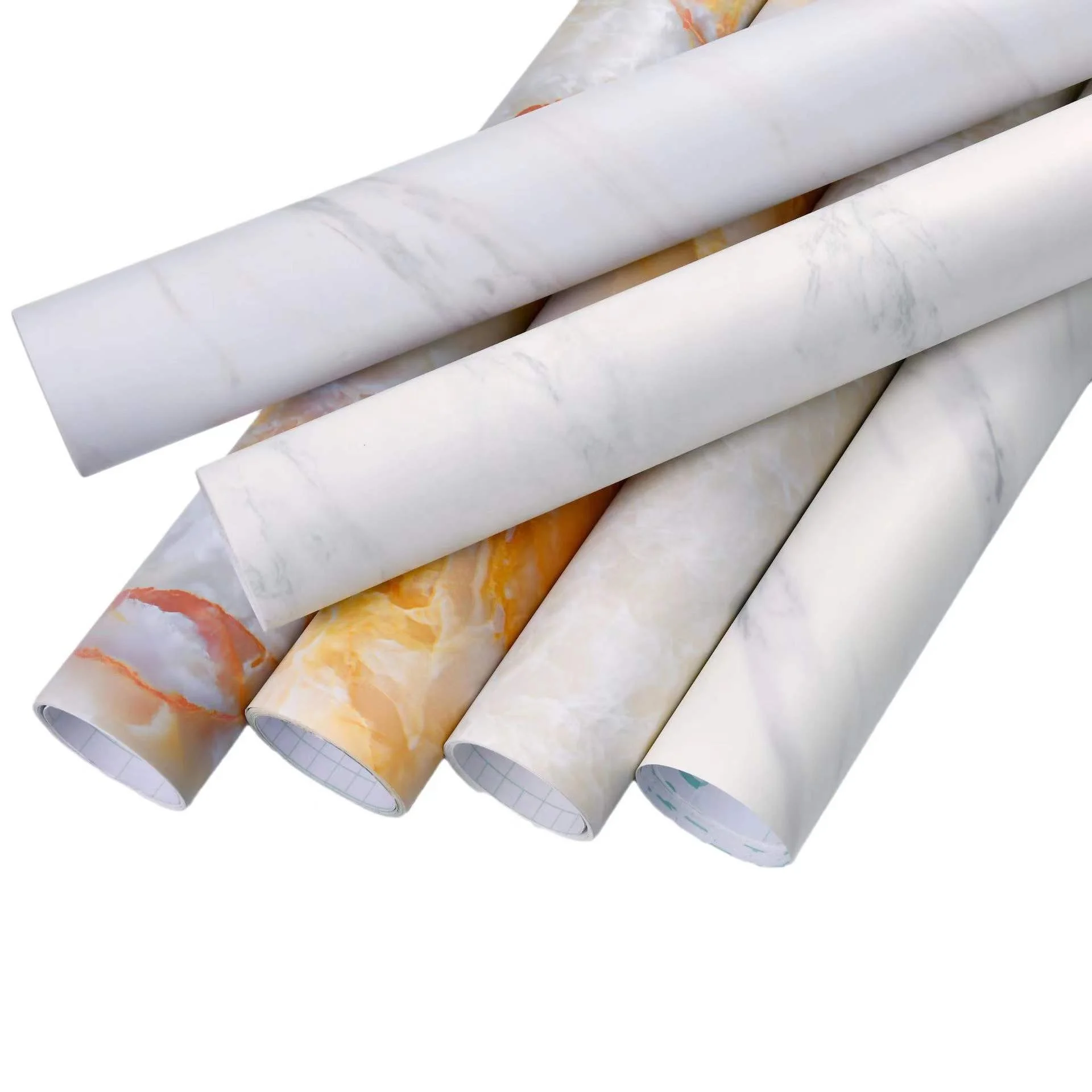 Kitchen oil oil sticker waterproof marble furniture film self-adhesive wallpaper tile table top cabinet stickers