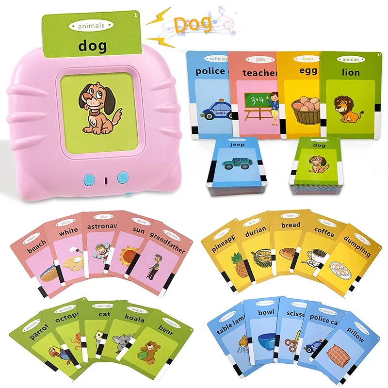 Preschool Smart Arabic Speaker Portable Intelligent Toys Kids Children Speech Therapy,Audible Flash Cards,Learning Machines
