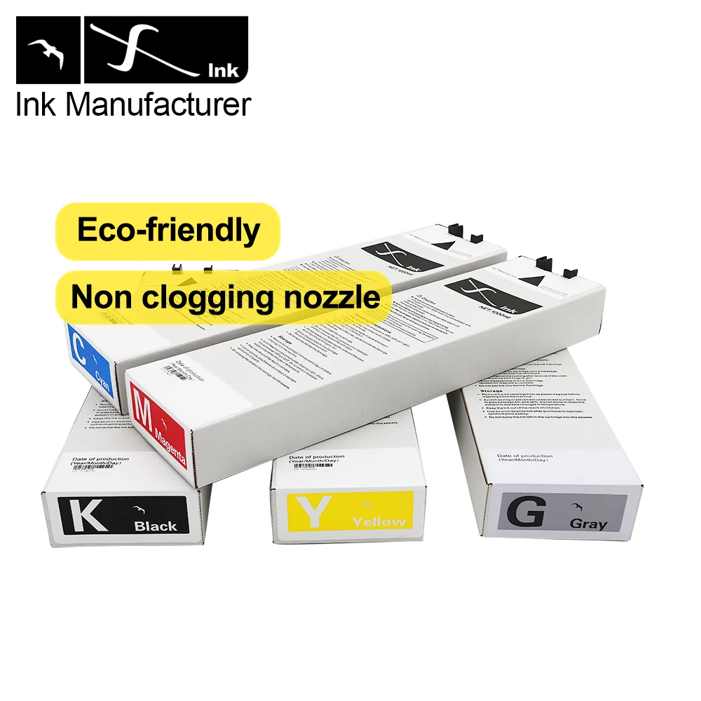 Non clogging inkjet head environmentally friendly oil based ink risos com color machine GD 9631 7330 9630 refill ink for printer