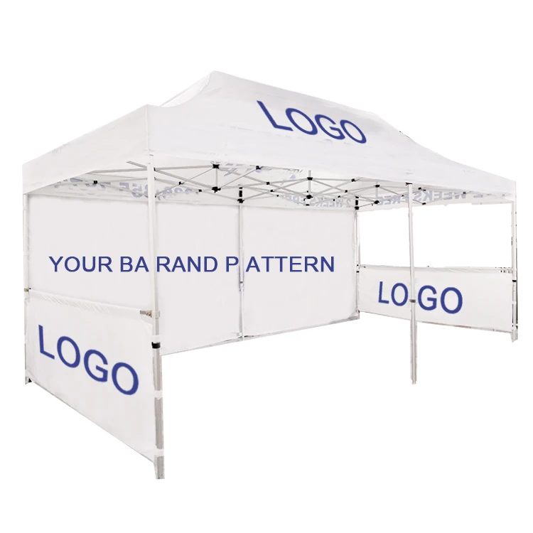 Best Selling White Custom logo Printing 40mm Aluminium Stand 3X3 Canopy Tent Trade Show