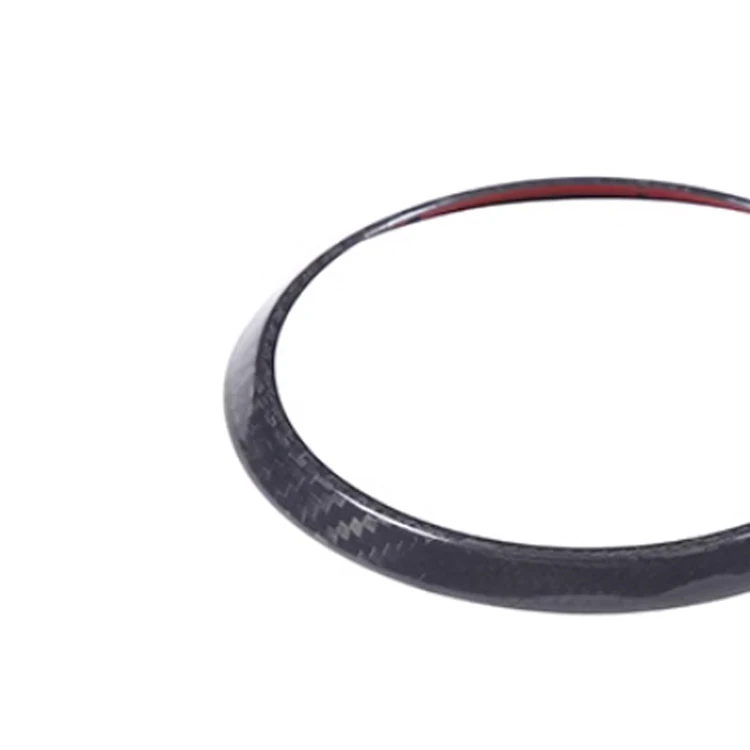 For BMW 4 Series G22 G23 G26 2021-2023 Trunk Logo Panel Decorative Frame Cover Real Carbon Fiber Car Exterior Accessories