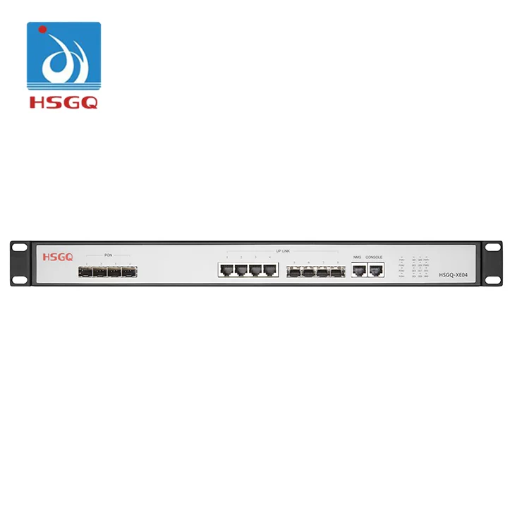FTTH OLT волоконно-оптический HSGQ-XE04 Uplink 4 шт. 10 г SFP порт 4PON