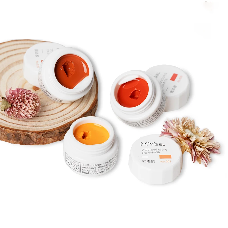 New Nail Trend solid cream gel polish Art Designs Hot Sale Soak Off UV LED Ink Color Varnish Gel Nail Polish Lacquer.