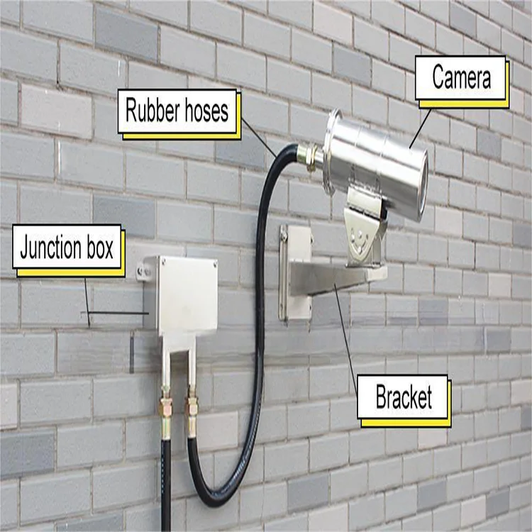 ip68 Infrared 304/316 Stainless Steel Waterproof Network Industrial Explosion-proof Bullet Camera