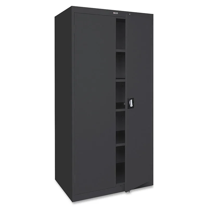 Assembly-Ready Steel Office Furniture Metal Storage Cabinet with 2 Swing Doors  with Good  Quality