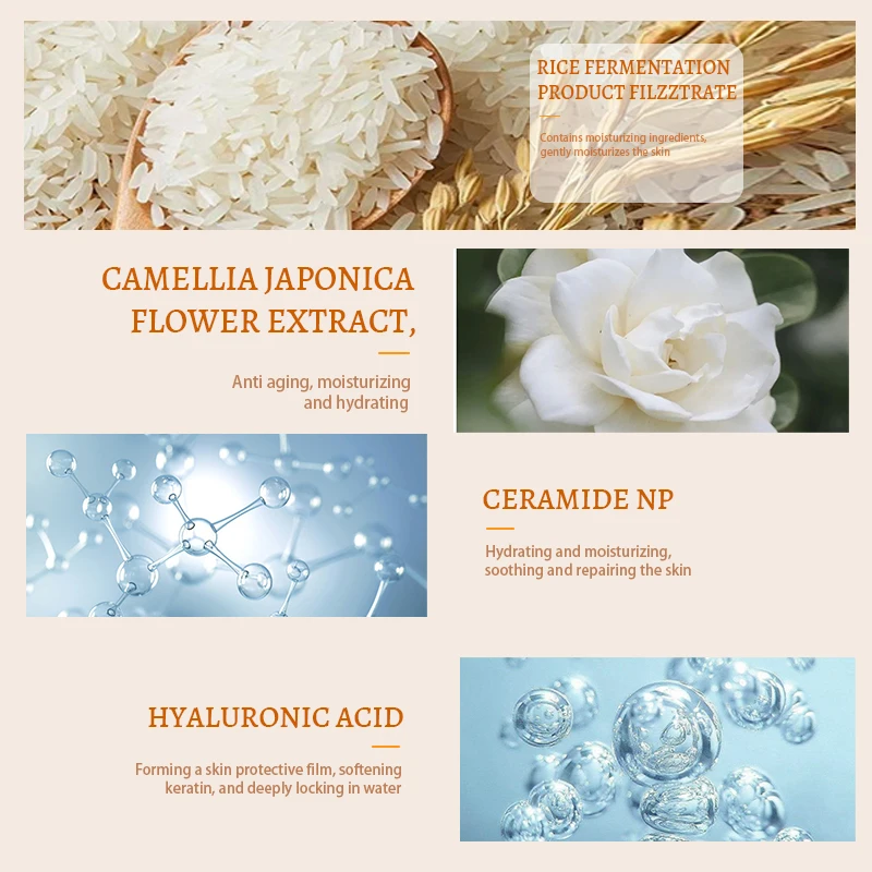 OEM ODM Korean Face Skin Care Products Deep Cleansing Rice Mud Claymask Oil Control Anti Acne Brightening Facial Rice Clay Mask