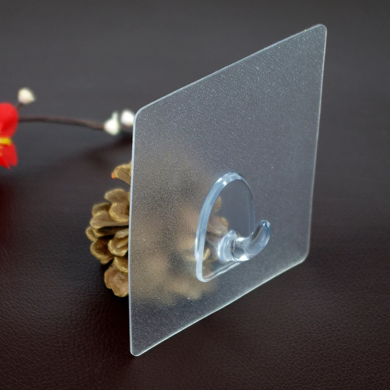 Wall coat plastic removable reusable bathroom wall hanger heavy duty hook