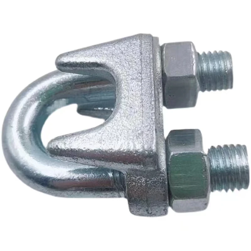 High quality American Iron galvanizing forged steel wire rope clamp