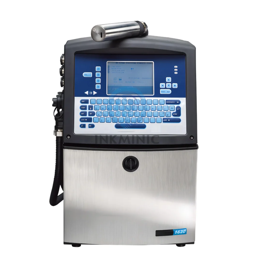 Continuous Small Character 1610 1620UHS 1620HR  CIJ Inkjet Printer Expiry Date Bar Code 1240 1280 Printing Machine