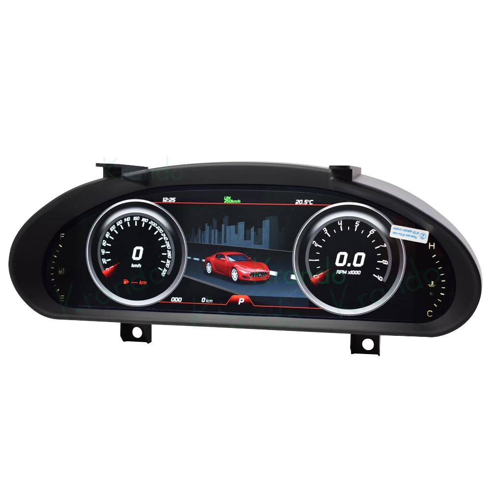 Krando 12.3' Linux Digital Instrument Cluster For Maserati Granturismo GT 2008 - 2020 Virtual CockPit LCD Car Dashboard Panel