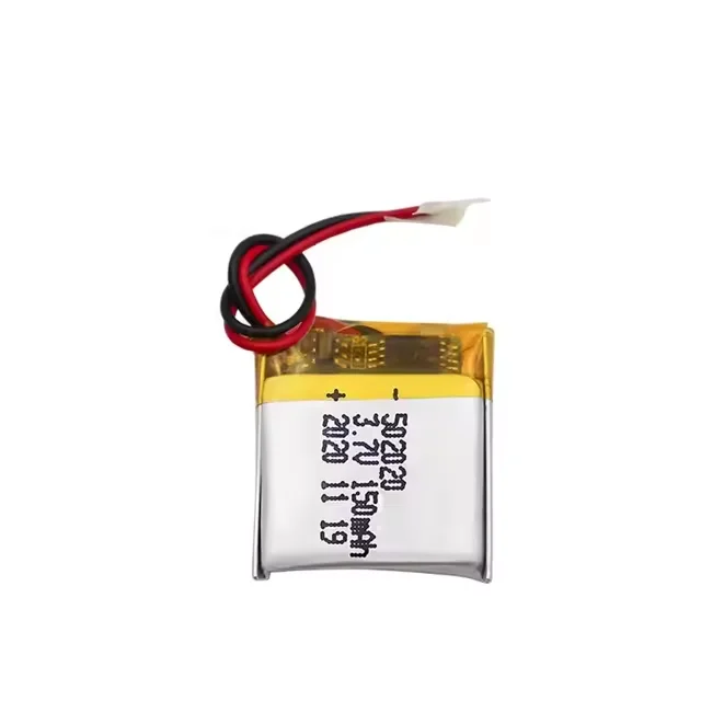 Lithium Polymer Battery 3.7V 502020 150mah 3.7V Lithium Ion Battery Small Rechargeable LIPO Battery for Toys
