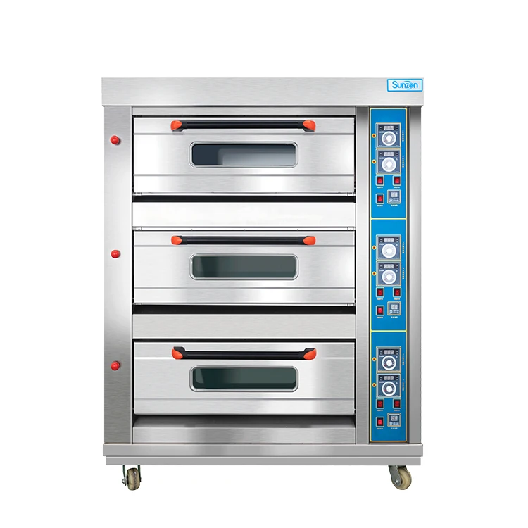 3 decks 6 trays Baking Equipment bakery oven philippines sale gas oven for bakery