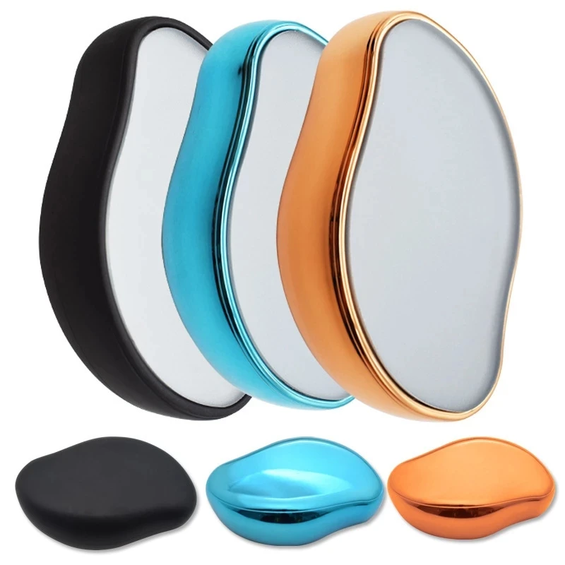 Physical Hair Removal Mango-shaped Foot Sharpener Fast Painless Hair Removal Personal Care Tool Glass Hair Removal Tool