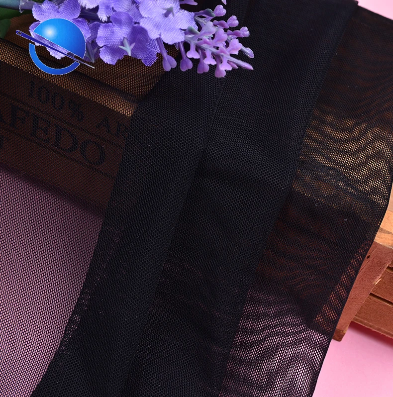 
Nylon spandex mesh fabric tricot fabric for clothing lining and underwear 