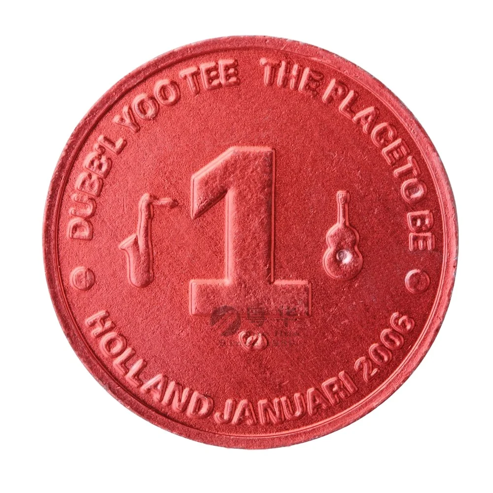 Custom Make Game Machine Gold Token Boardgame Aluminium Metal Silver Trolley Token Coins