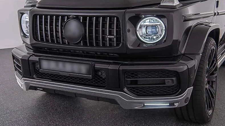 B style front lip with lights front bumper lip for G-class w464 w463A G63 2019y-