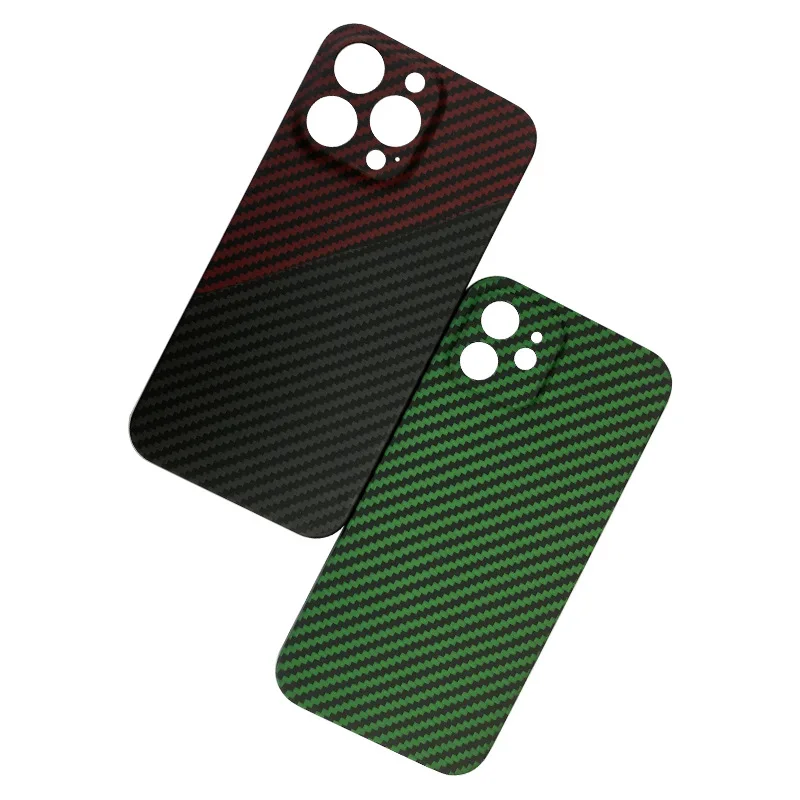 Ultra Light Car Logo Carbon Fiber case for iPhone 11 12 13 mini promax Samsung Huawei Redmi Xiaomi Phone Case Made With Kevlars