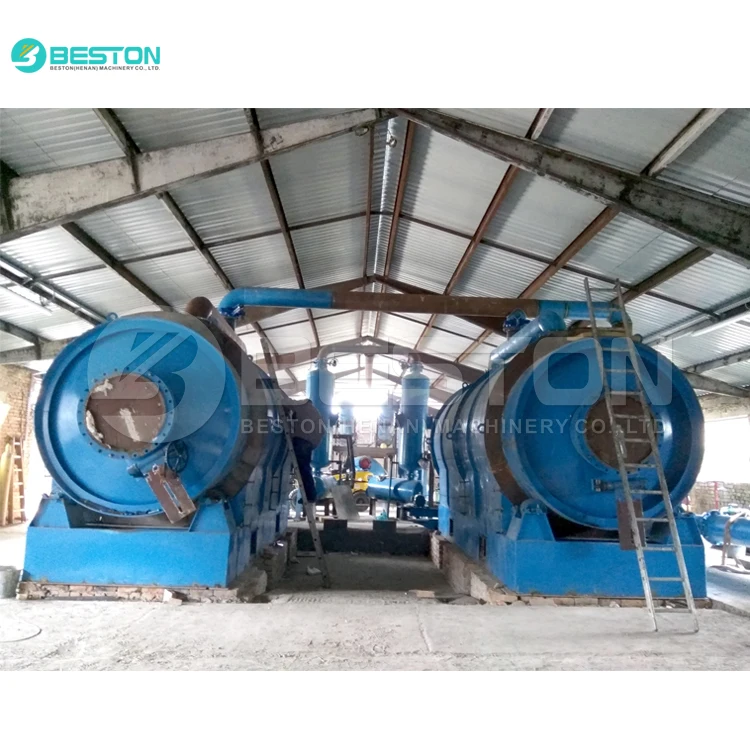 China professional manufacturer continuous scrap/waste tyre recycling pyrolysis plant for sale