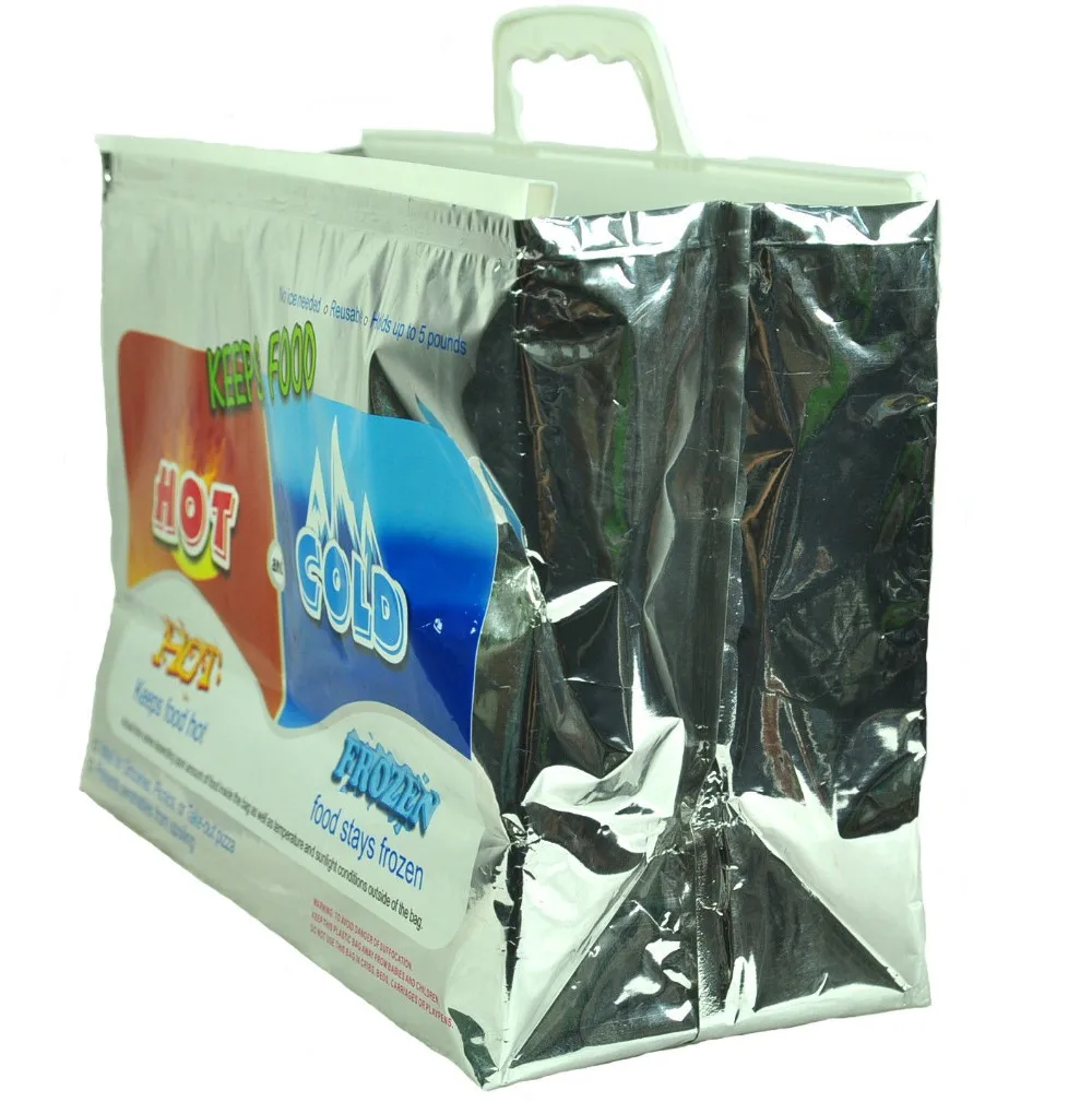 Customised Insulated Large Cooler Bags Aluminium Foil Zip Lock Bag Insulation Packaging Bags Thermal