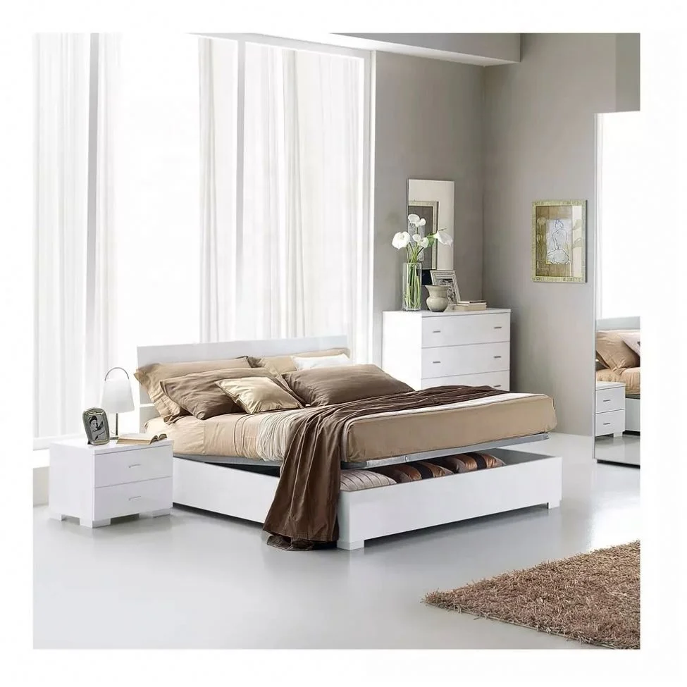 MKAD008 Modern Design High Gloss Kids Bed Room Customize Children Storage Bed For Youth Children Bedroom Furniture Set