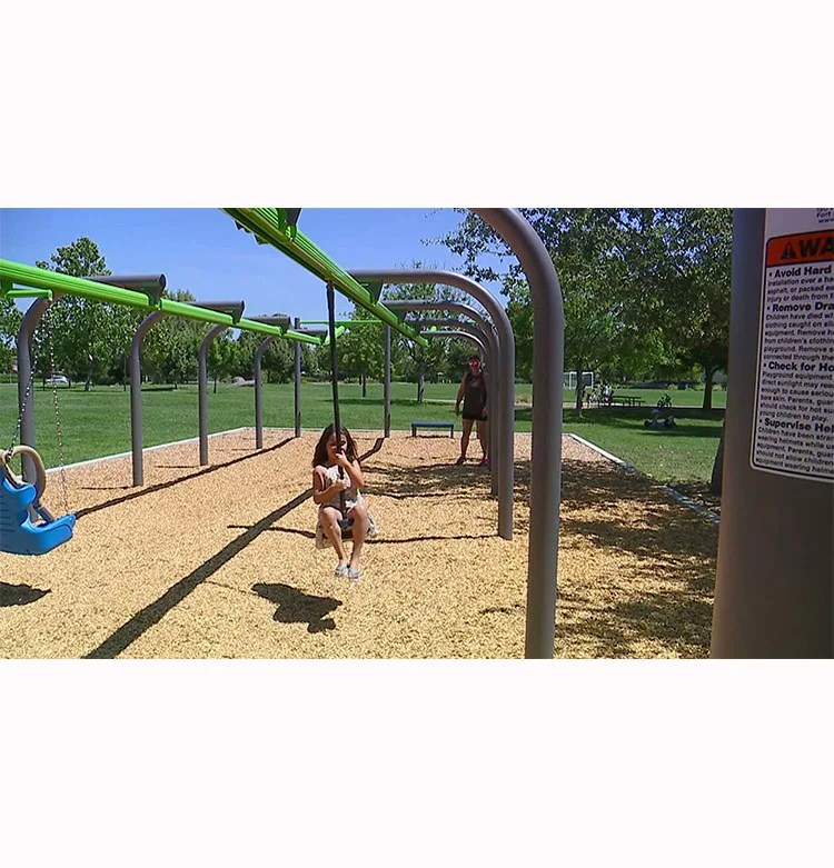 Child Garden Metal Swing Set for Adults and Kids