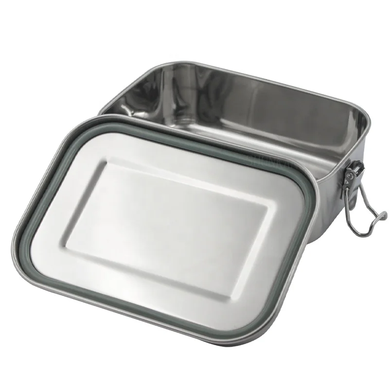 Non-Disposable Eco-Friendly Stainless Steel Lunch Box Food Storage Containers nBento Box For Kids