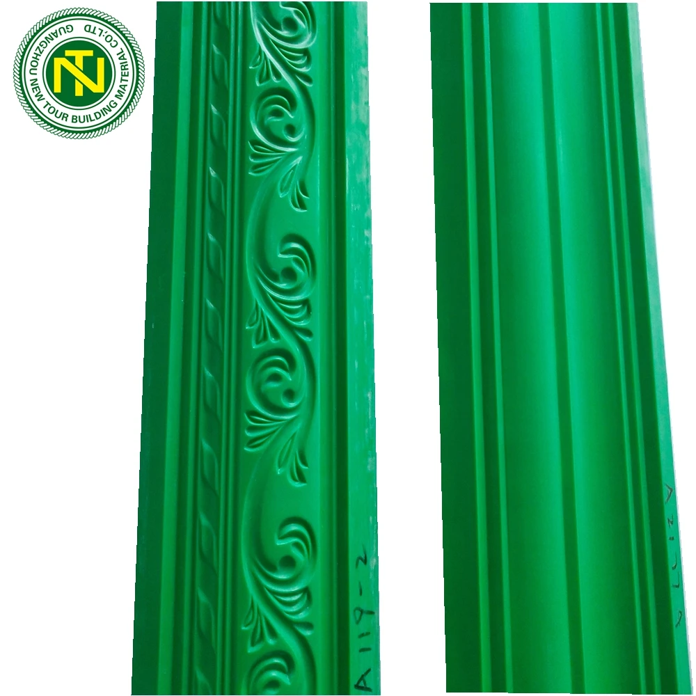 Kenya High quality  interior decoration crown Fiberglass Moulding  for  Gypsum Cornice ceiling medallion