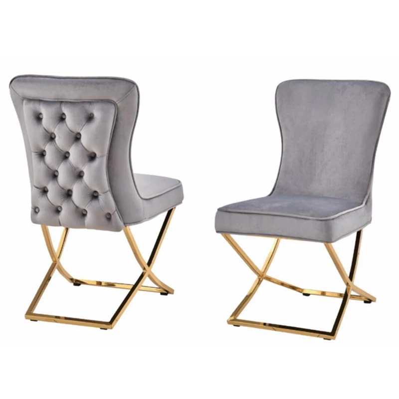 Wholesale European popular Cheap modern nordic stainless steel chairs