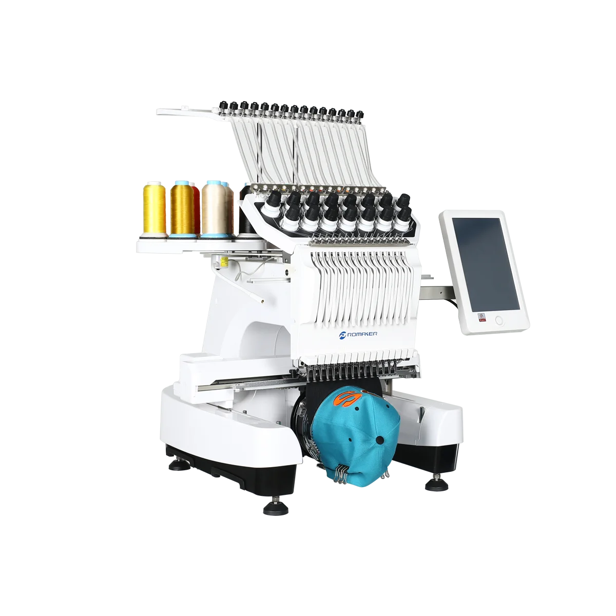 Promaker single head 15 needle high speed multineedle embroidery machine  ricoma with Computer System