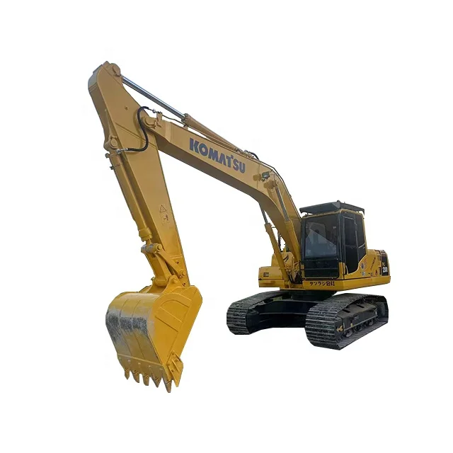 Cheap hot sale high flexibility construction equipment yellow large track excavator komatsu pc220 engineering tool
