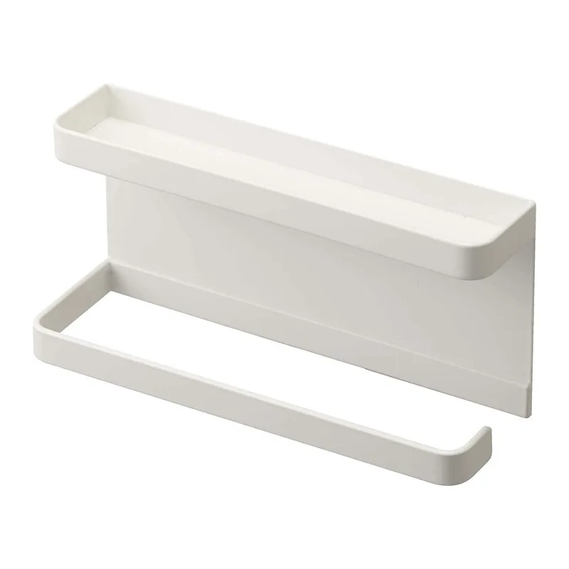 Kitchen Fridge Magnetic Wall-Mounted Storage Racks Refrigerator Display Shelf Magnetic Suction Storage Organizer Wall Rack