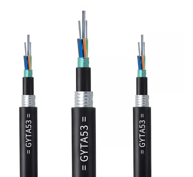 Manufacture Self Supporting Cable 24 48 Core G652D G657A Single Mode GYTA Stranded Loose Tube Aerial Fiber Optic Cable