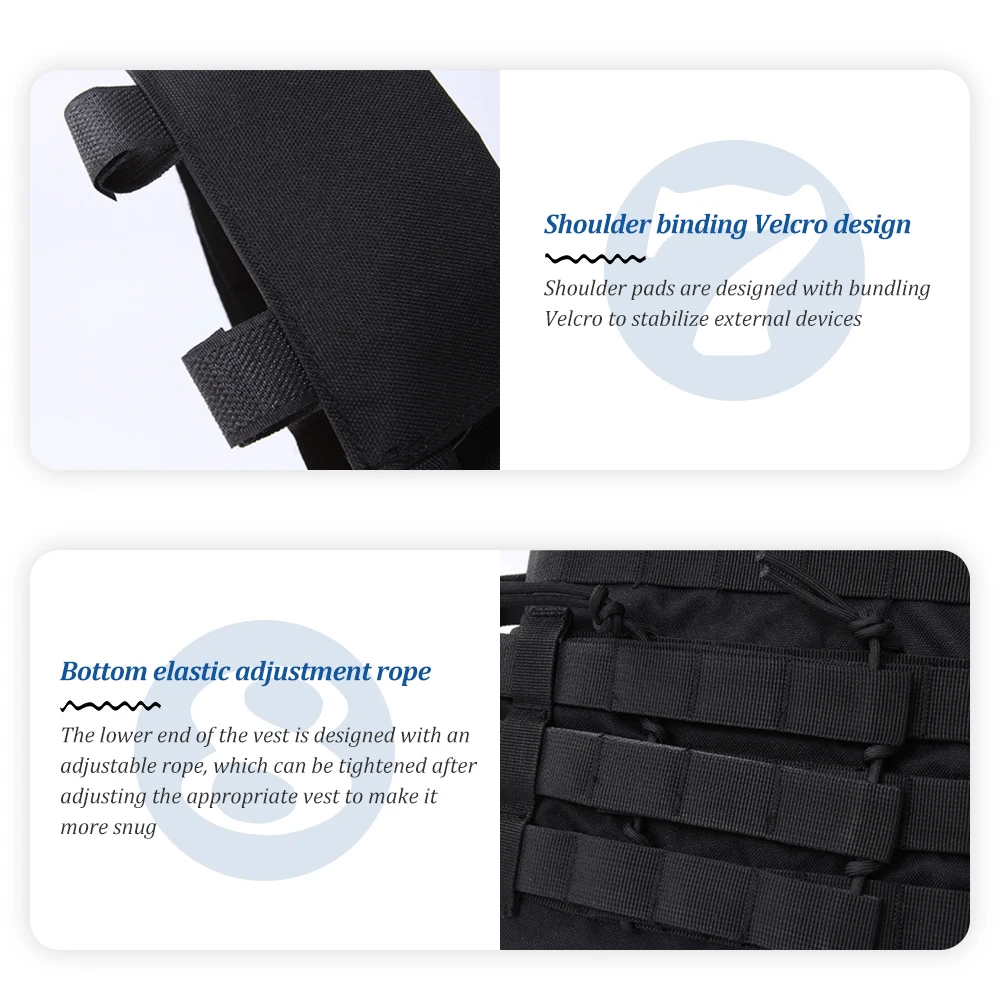Multifunctional Lightweight And Waterproof Removable Humanity Design Plate Carriers