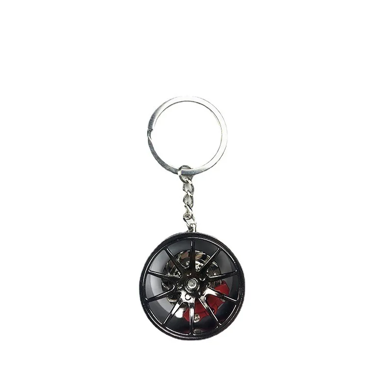 New car brake disc wheel hub modification simulation modeling keychain creative key chain pendant wholesale