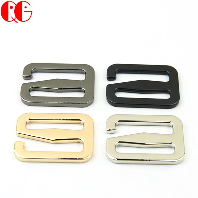 Metal G Hook Outdoor Carabiner Hardware Equipment Quick Release for Backpack Belts Strap Buckles Slider Adjuster Webbing Buckle