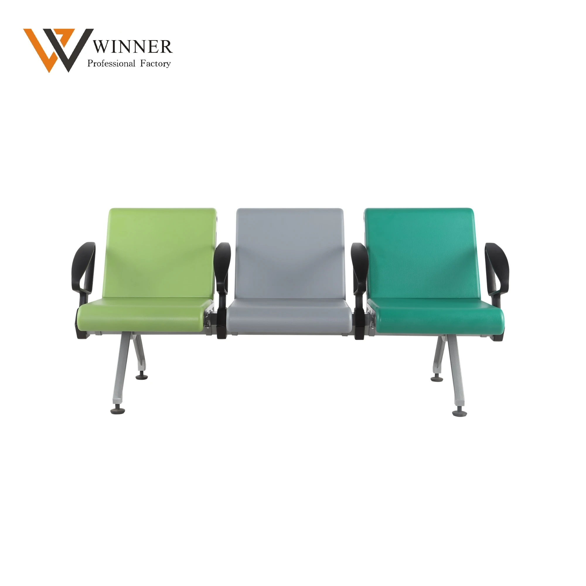 Hospital clinic airport waiting lounge bank 3-seater waiting room gang seating chair