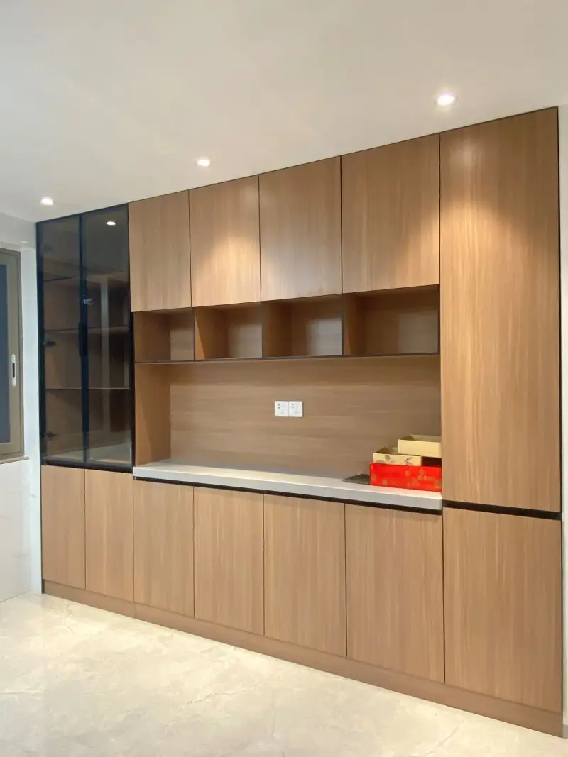 Patient beside cabinet HPL Furniture  12mm fireproof compact laminate household bookshelf wall mounted cabine