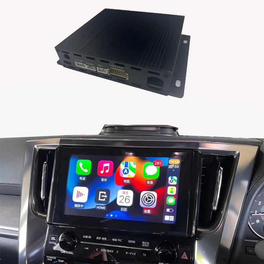 OEM head Units Android Auto Interface For Toyota Alphard 2015-2019 Mirror Link Radio Car Play Wireless Apple Carplay
