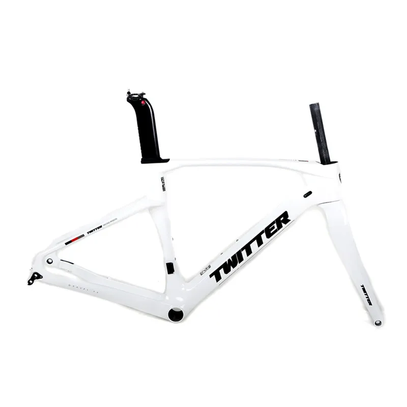 OEM cheap price carbon fiber frame cyclocross road bike bicycle frameset 58cm for 40C