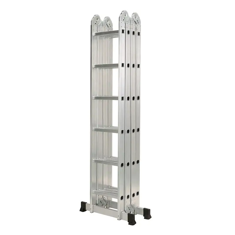 Scala Alluminio Multi Position Ladder Multi-function Aluminum Multipurpose Aluminum Folding 4*6 Design Outdoor
