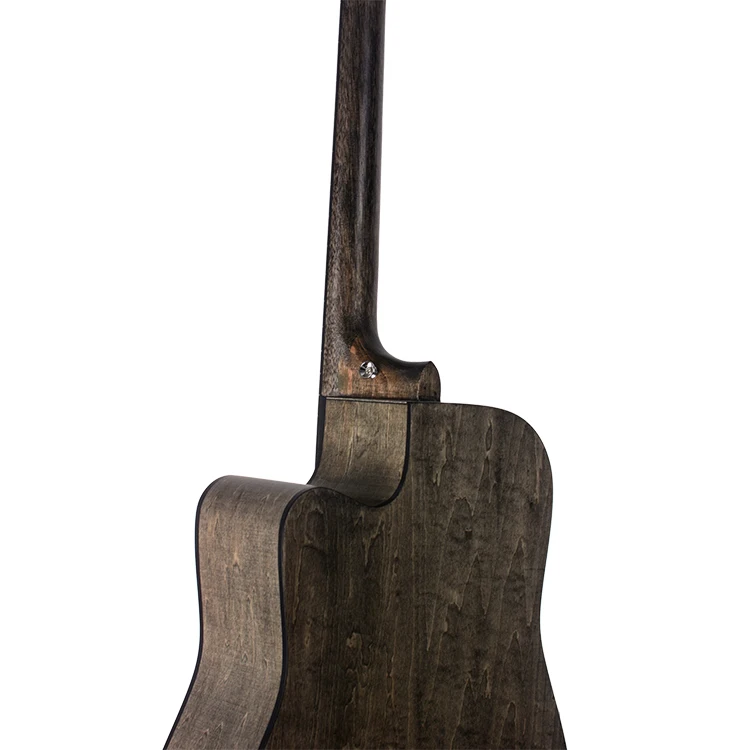 
2020 Beginner Colorful 41 inch Full Basswood Plywood Acoustic Guitar Factory Direct Grey guitar 