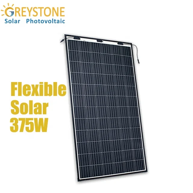 GREYSTONE 375w new technology with latest design ultra-thin flexible solar panels