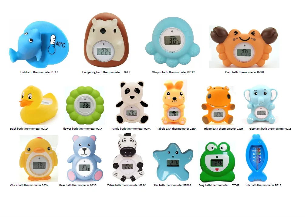 Hot Sell Funny Shape Waterproof Baby Bath Thermometers Baby Items