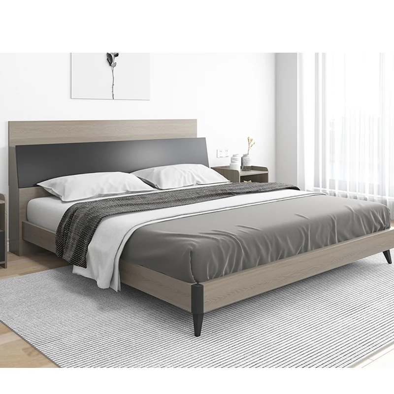 Двойная полнопанельная спальная кровать, король, деревянные королевские кровати