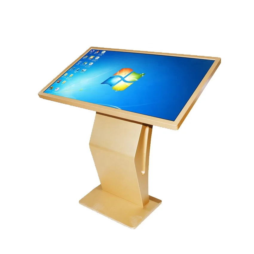 Wholesale Library Self-Service Standing Kiosk with Distinct Touch Screen Information LCD Display